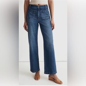Madewell The Perfect Vintage Wide-Leg Jean in Caronia Wash - Size 29